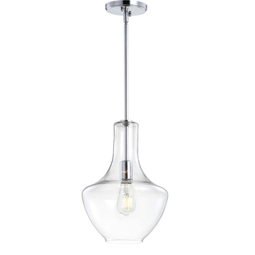 Watts Glass/Metal LED Pendant - JONATHAN Y